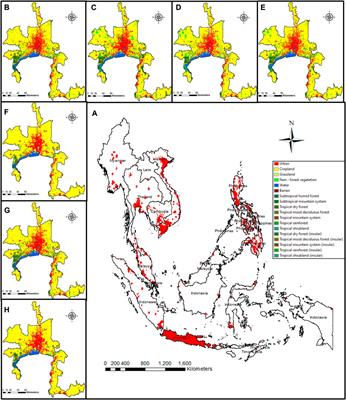 Carbon storage and sequestration in Southeast Asian urban clusters under future land cover change scenarios (2015–2050)